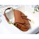 Mini SADDLE BAG Caramel Grained Calfskin High