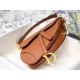 Mini SADDLE BAG Caramel Grained Calfskin High