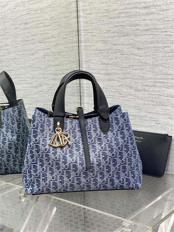 MEDIUM DIOR TOUJOURS BAG Denim Blue High