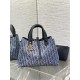 MEDIUM DIOR TOUJOURS BAG Denim Blue High