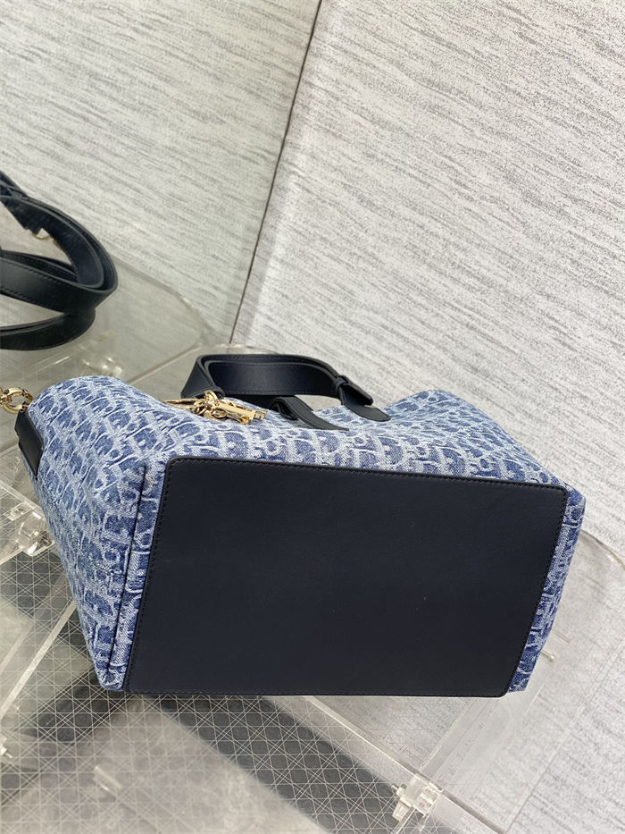 DIOR TOUJOURS BAG MEDIUM Denim Blue High