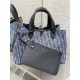 MEDIUM DIOR TOUJOURS BAG Denim Blue High