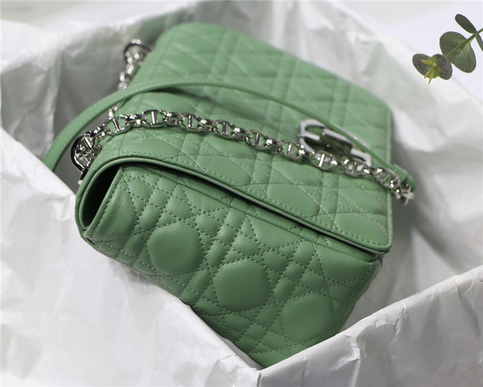 Dior LARGE CARO BAG Calfskin Green mid