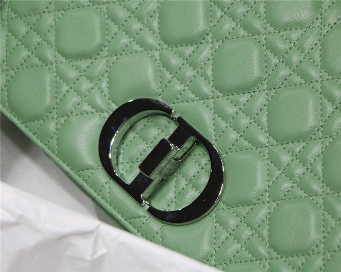 Dior LARGE CARO BAG Calfskin Green mid