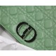 Dior LARGE CARO BAG Calfskin Green mid