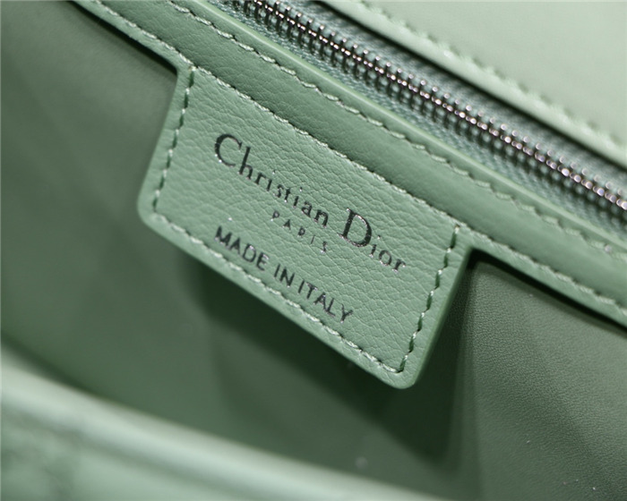 Dior LARGE CARO BAG Calfskin Green mid