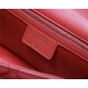 Dior LARGE CARO BAG Calfskin Red mid