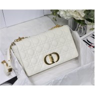 Dior LARGE CARO BAG Calfskin White mid