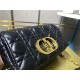 Dior SMALL CARO BAG Calfskin Navy mid