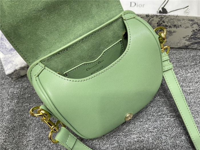 SMALL Dior BOBBY BAG Green Box Calfskin mid