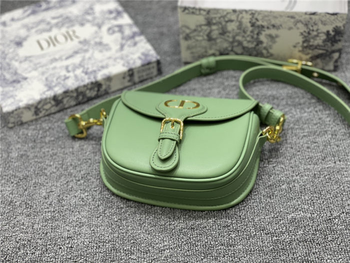 SMALL Dior BOBBY BAG Green Box Calfskin mid