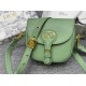 SMALL Dior BOBBY BAG Green Box Calfskin mid