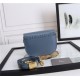 SMALL Dior BOBBY BAG Denim Blue Box Calfskin mid