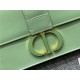 30 MONTAIGNE BAG Grained Calfskin Green mid