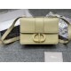 30 MONTAIGNE BAG Grained Calfskin Beige mid