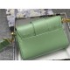 30 MONTAIGNE BOX BAG calfskin Green mid