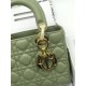 SMALL LADY Dior MY ABCDior BAG Cannage Lambskin Green Mid