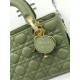 SMALL LADY Dior MY ABCDior BAG Cannage Lambskin Green Mid