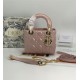 MINI LADY Dior BAG Pink Cannage Lambskin Gold Hardware mid