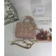 MINI LADY Dior BAG Pink Cannage Lambskin Gold Hardware mid