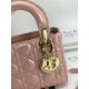 MINI LADY Dior BAG Pink Cannage Lambskin Gold Hardware mid