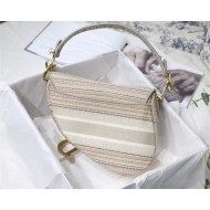 SADDLE BAG Strip Embroidery High