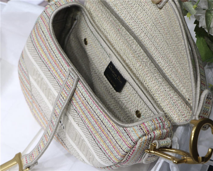 SADDLE BAG Strip Embroidery High