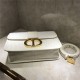 30 MONTAIGNE BAG White Dior Oblique Jacquard mid