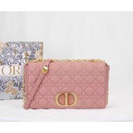 Dior LARGE CARO BAG Calfskin Pink High