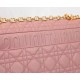 Dior LARGE CARO BAG Calfskin Pink High