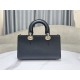 Lady D-Sire Small My ABCDior Bag Bull Leather Black High