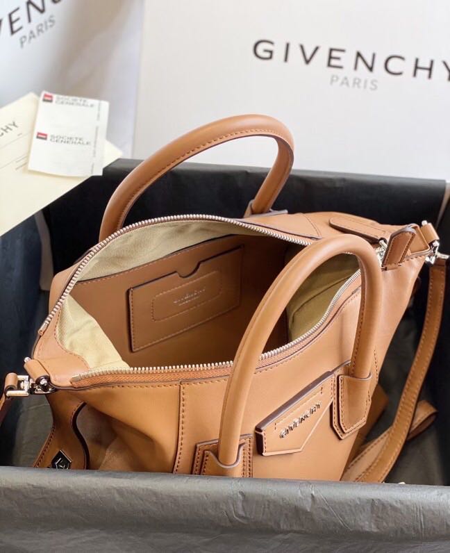 Givenchy SMALL ANTIGONA SOFT BAG IN SMOOTH LEATHER Brown High