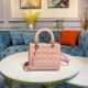 MEDIUM LADY Dior BAG Cannage Lambskin Powder Pink High