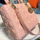 MEDIUM LADY Dior BAG Cannage Lambskin Powder Pink High