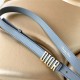 Dior D-FENCE BELT 20MM Smooth Calfskin Grey-Blue High