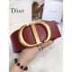 Dior 30 MONTAIGNE BELT 70MM Calfskin Black&Wine High