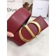 Dior 30 MONTAIGNE BELT 70MM Calfskin Black&Wine High