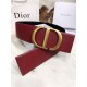 Dior 30 MONTAIGNE BELT 70MM Calfskin Black&Wine High