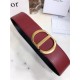 Dior 30 MONTAIGNE BELT 70MM Calfskin Black&Wine High