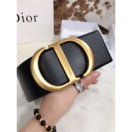 Dior 30 MONTAIGNE BELT 70MM Calfskin Black High