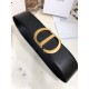 Dior 30 MONTAIGNE BELT 70MM Calfskin Black High