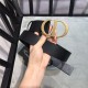 Dior 30 MONTAIGNE BELT 40MM Ultrasmooth Calfskin Black High