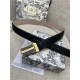 Dior BELT 35MM Calfskin Black Gold High