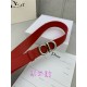 Dior SADDLE BELT 30MM Smooth Calfskin Red High