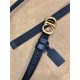 Dior SADDLE BELT 20MM Jacquard Black High