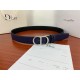 Dior CD BELT 35MM Epsom Calfskin Navy/Black High