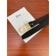 Dior CD BELT 35MM Epsom Calfskin Coffee/Black High