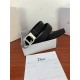 Dior CD BELT 35MM Epsom Calfskin Coffee/Black High