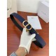 Dior CD BELT 35MM Epsom Calfskin Navy/Black High