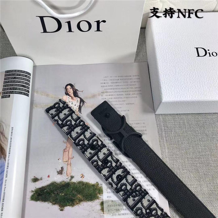 Dior SADDLE BELT 35MM Dior Oblique Jacquard High